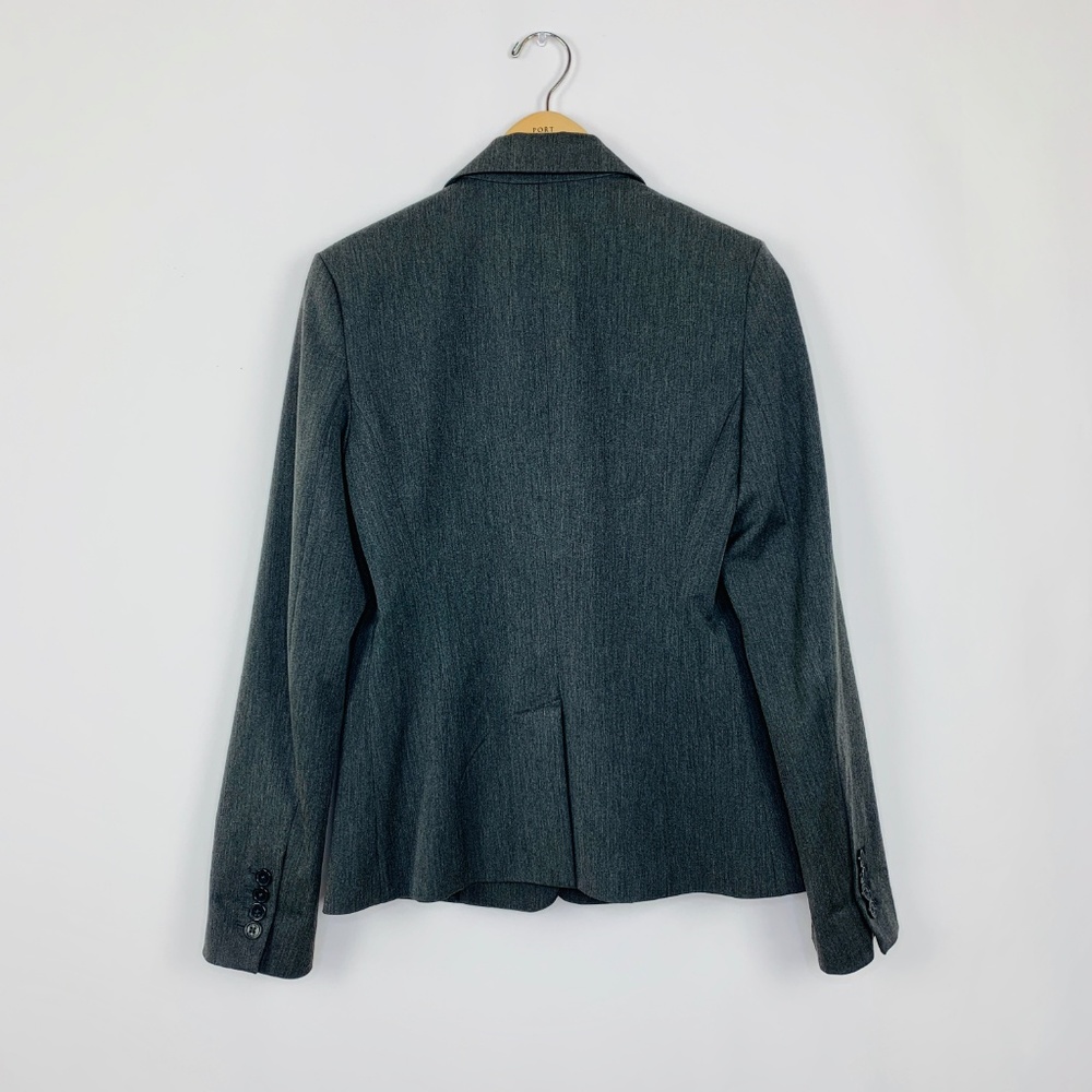 Express Gray Single Button Jacket/Blazer - image 5